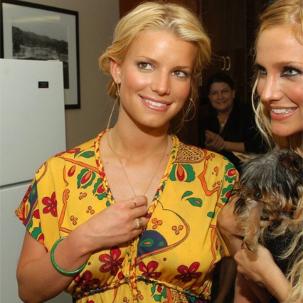 ASO Jessica Simpson Paisley print dress